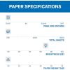 imageHammermill Printer Paper Premium Multipurpose Paper 24 lb 85 x 11  5 Ream 2500 Sheets  97 Bright Made in the USA 105810C1 Ream  500 Sheets