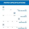 imageHammermill Printer Paper Premium Multipurpose Paper 24 lb 85 x 11  5 Ream 2500 Sheets  97 Bright Made in the USA 105810C5 Ream  2500 Sheets
