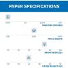 imageHammermill Printer Paper Premium Multipurpose Paper 24 lb 85 x 11  5 Ream 2500 Sheets  97 Bright Made in the USA 105810C5 Ream  2500 Sheets