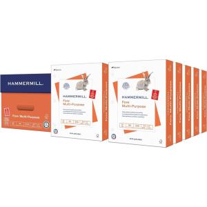imageHammermill A4 Paper Fore Multipurpose 20 lb Printer Paper  10 Ream 5000 Sheets  96 Bright Made in the USA 103036C10 Ream  5000 Sheets