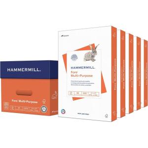 imageHammermill A4 Paper Fore Multipurpose 20 lb Printer Paper  10 Ream 5000 Sheets  96 Bright Made in the USA 103036C5 Ream  2500 Sheets