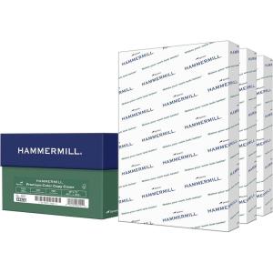 imageHammermill Cardstock Premium Color Copy 100 lb 85x11  1 Pack 250 Sheets  100 Bright Made in the USA Card Stock 120024R White3 Pack  750 Sheets