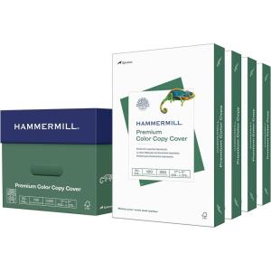 imageHammermill Cardstock Premium Color Copy Cover 80 lb 85 x 118 Pack 2000 Sheets  100 Bright Made in the USA Card Stock 120023C4 Pack  1000 Sheets