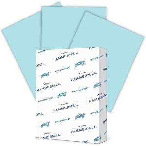 imageHammermill Colored Paper 20 lb Blue Printer Paper 85 x 111 Ream 500 Sheets  Made in the USA Pastel Paper 103309RBlue