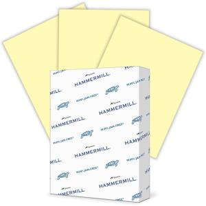 imageHammermill Colored Paper 20 lb Blue Printer Paper 85 x 111 Ream 500 Sheets  Made in the USA Pastel Paper 103309RCanary