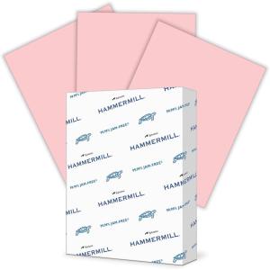 imageHammermill Colored Paper 20 lb Blue Printer Paper 85 x 111 Ream 500 Sheets  Made in the USA Pastel Paper 103309RPink