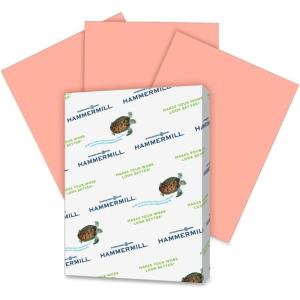 imageHammermill Colored Paper 20 lb Blue Printer Paper 85 x 111 Ream 500 Sheets  Made in the USA Pastel Paper 103309RSalmon