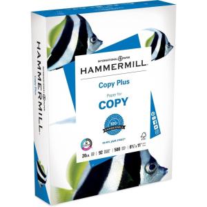 imageHammermill Copy Plus 20lb Paper 85 x11 40 Case Pallet 200000 Sheets Made in USA Sustainably Sourced From American Family Tree Farms 92 Bright Acid Free Economical Printer Paper 105007P1 Ream  500 Sheets