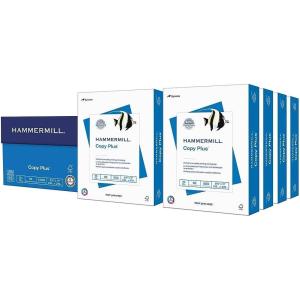 imageHammermill Copy Plus 20lb Paper 85 x11 40 Case Pallet 200000 Sheets Made in USA Sustainably Sourced From American Family Tree Farms 92 Bright Acid Free Economical Printer Paper 105007P8 Ream  4000 Sheets