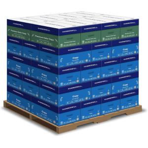 imageHammermill Copy and Premium Paper Pallet Copy Paper 20lb 92 Bright 85x11 32 Cases W Premium Color Copy 28lb 100 Bright 8 Cases 85x11 1 Pallet 004300P