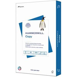 imageHammermill Printer Paper 20 lb Copy Paper 85 x 11  10 Ream 5000 Sheets  92 Bright Made in the USA1 Ream  500 Sheets