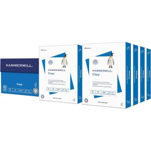 imageHammermill Printer Paper 20 lb Copy Paper 85 x 11  10 Ream 5000 Sheets  92 Bright Made in the USA8 Ream  85x11  4000 Sheets