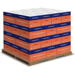 imageHammermill Printer Paper Fore Multipurpose 24 lb Copy Paper 85 x 11  10 Ream 5000 Sheets  96 Bright Made in the USA 103283CPallet  160k Sheets
