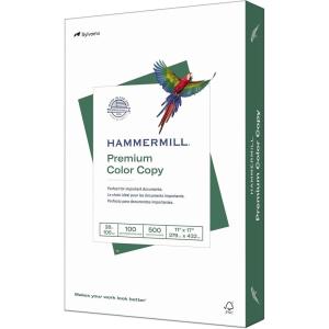 imageHammermill Printer Paper Premium Color 28 lb Copy Paper 85 x 11  5 Ream 2500 Sheets  100 Bright Made in the USA 102450C WhiteLedger 11x17