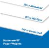 imageHammermill White Cardstock 110 lb 85 x 11 White Cardstock 5 Ream 1000 Sheets  Thick Card Stock Made in the USA 168400CLetter 85x11